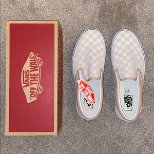 NWT Checkered Vans